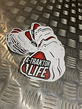 A-traktorlife 10km/h extra Sticker 8cm