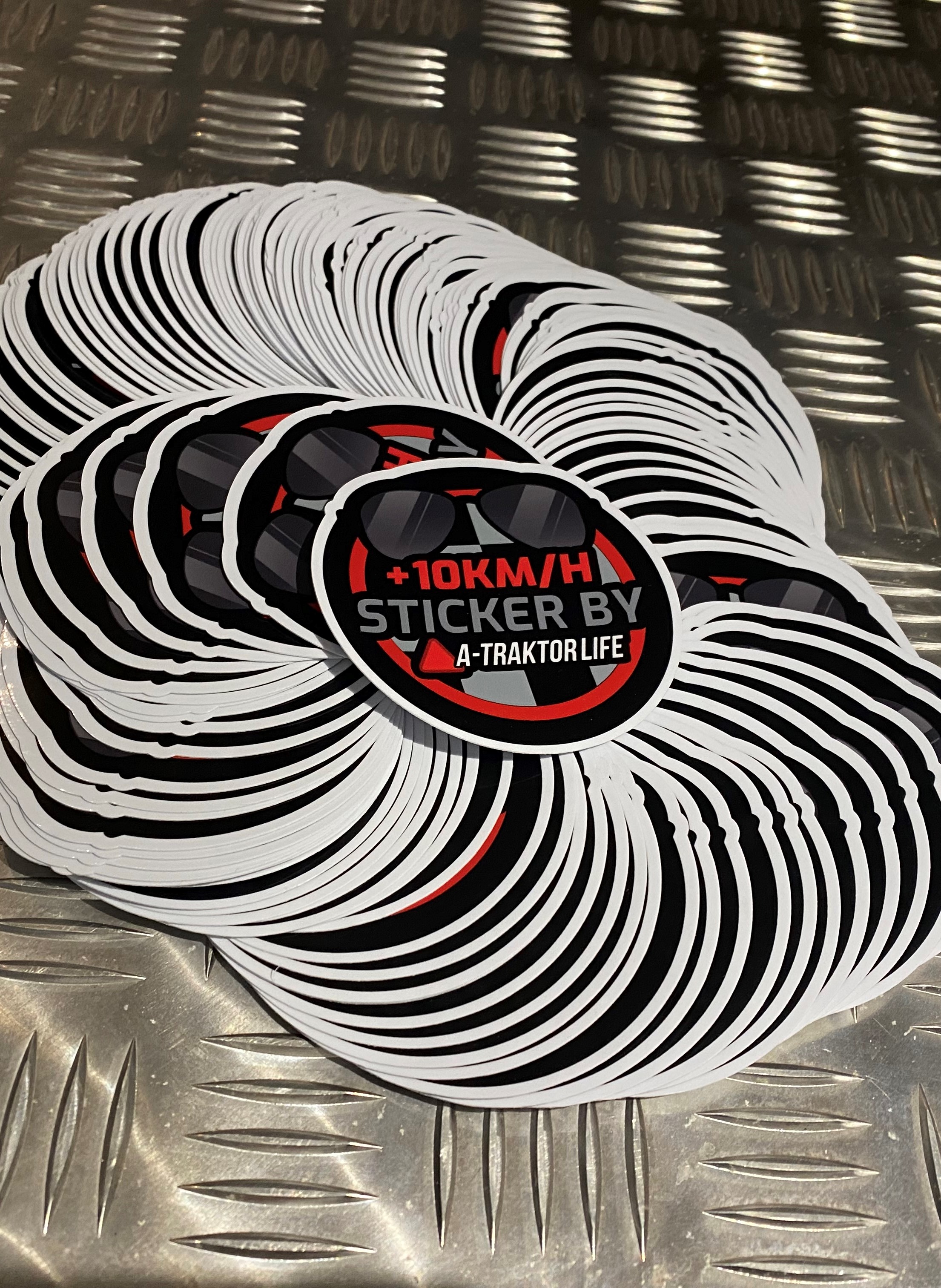 A-traktorlife Triangellogo Sticker 8cm