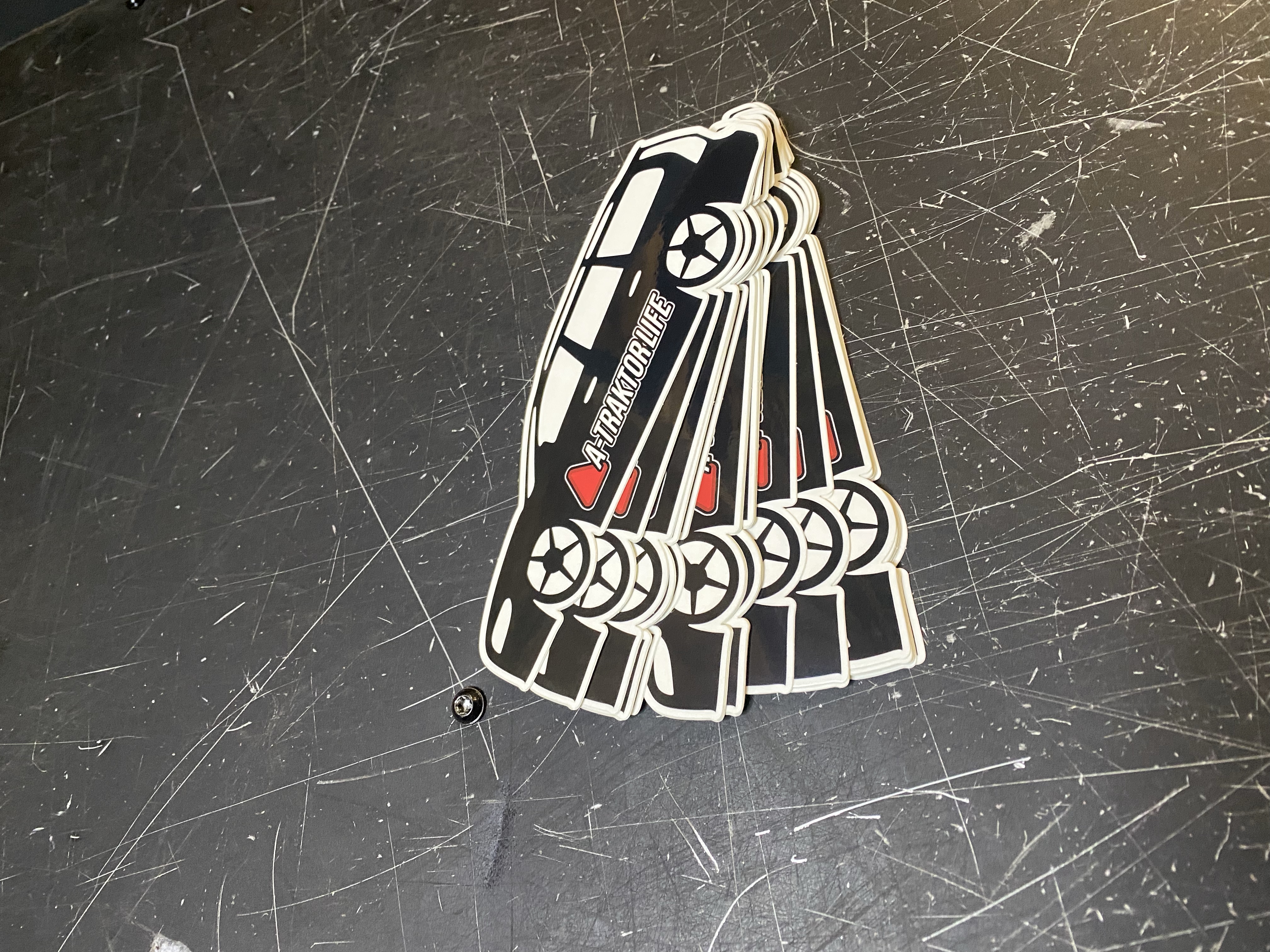 A-traktorlife Volvo V70II / Fas2-look Sticker 15cm