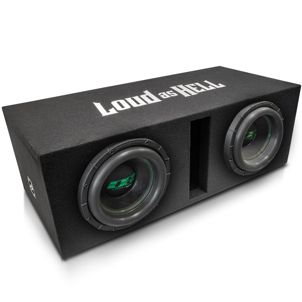 Deaf Bonce 2x10" LOUD AS HELL låda 2x2 Ohm