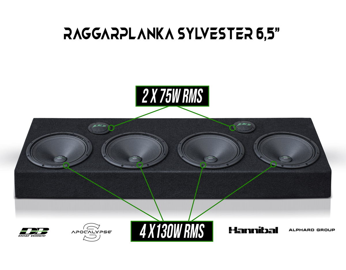 Sylvester Raggarplanka m2 65 & Slutsteg - 2
