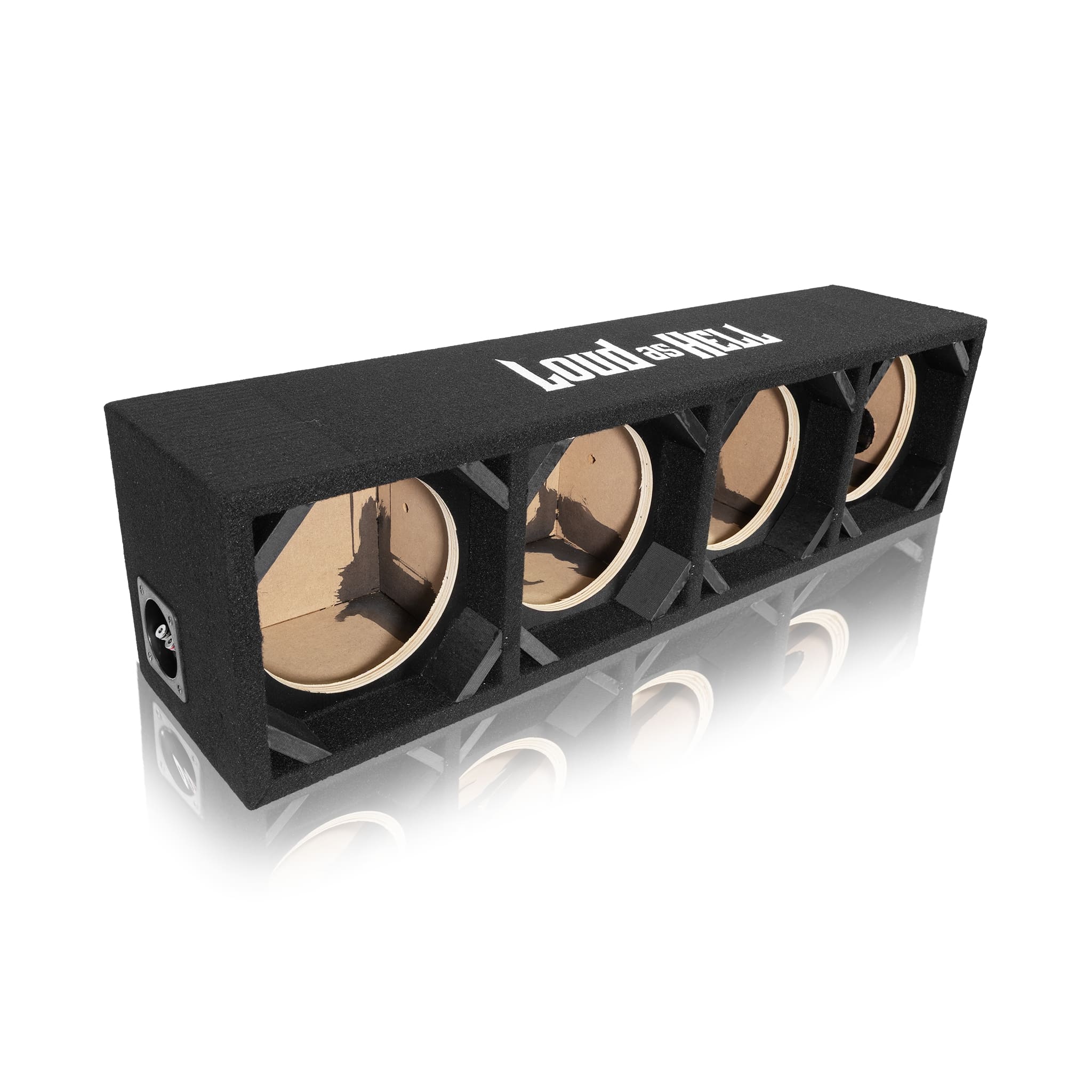 Loud as Hell 4x8" Kickplanka Svart