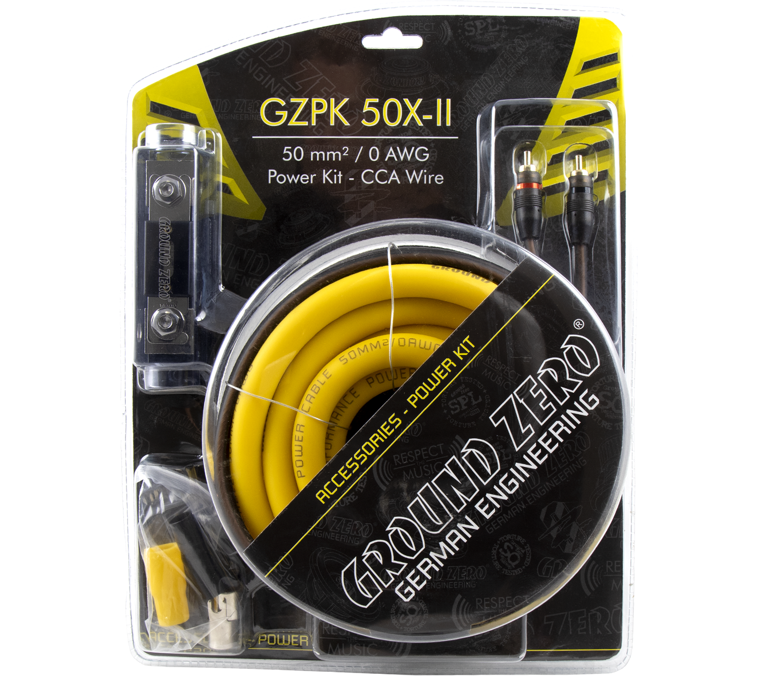 Ground Zero 50 mm2 CCA installation kit - 2