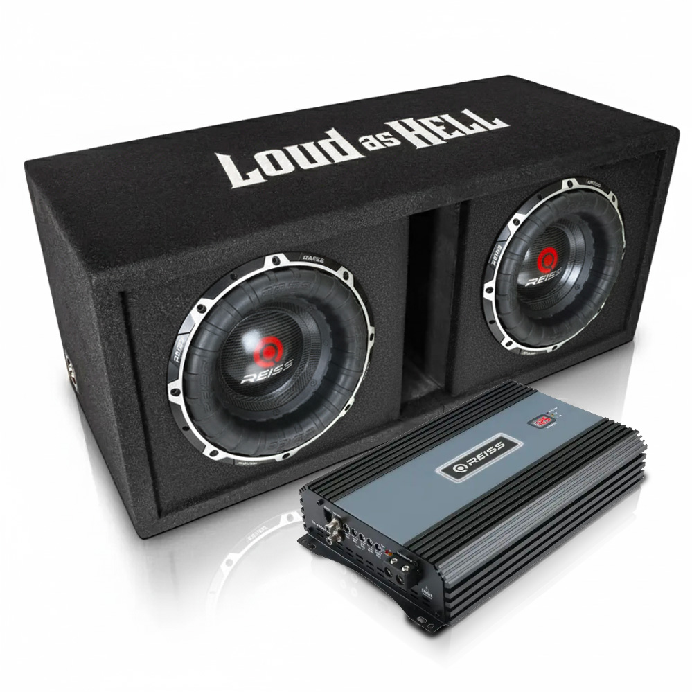 2x12" Reiss RS-VQ12.D1 Loud as hell låda ampkit - 3