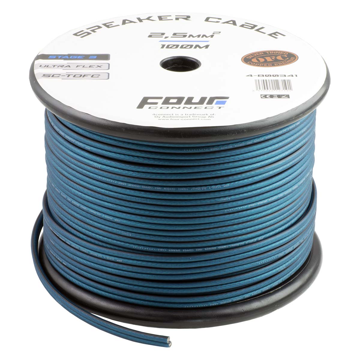 FOUR Connect STAGE 3 2,5mm2  SC-TOFC Speaker cable 100m - 2