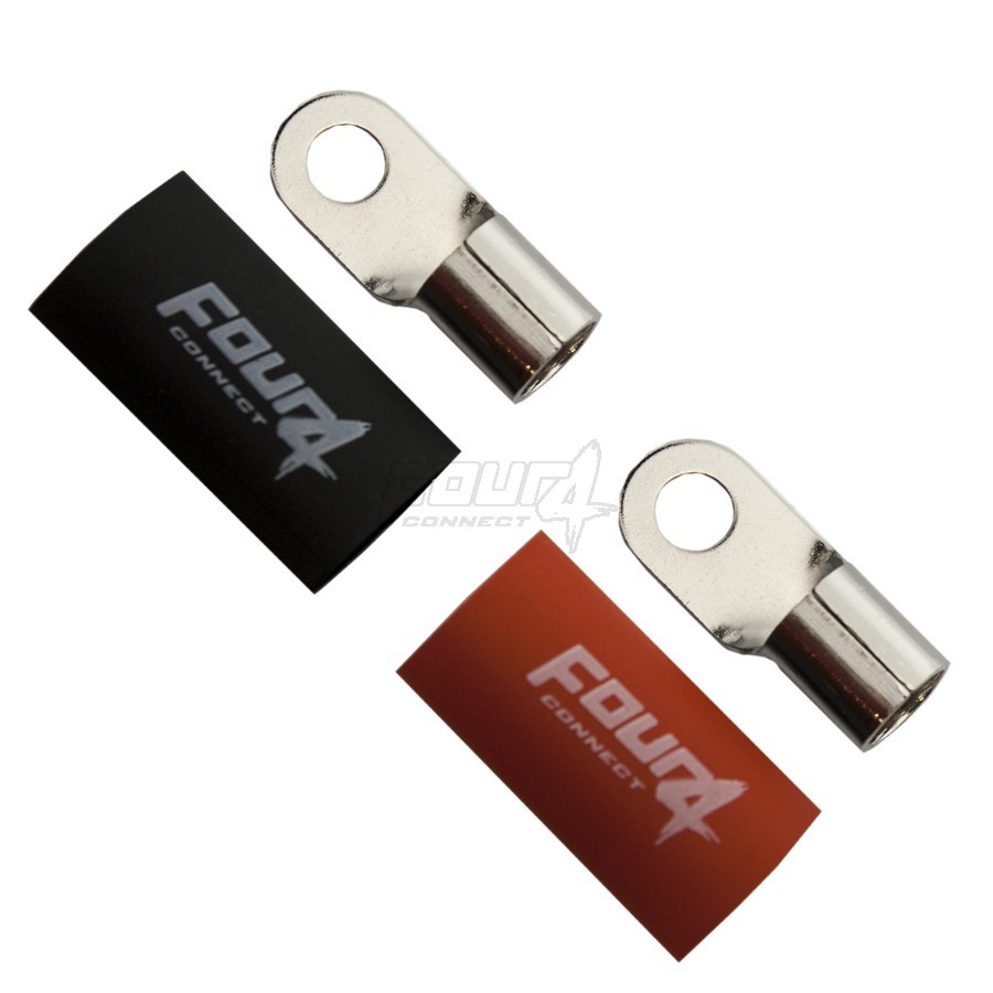 FOUR Connect 4-690919 M8 ring terminal 35mm², 1x red ja 1x black