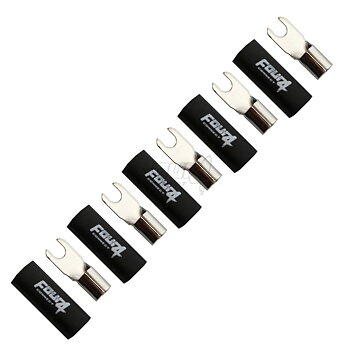 FOUR Connect 4-690836 M4 fork connector 10mm², 5x black