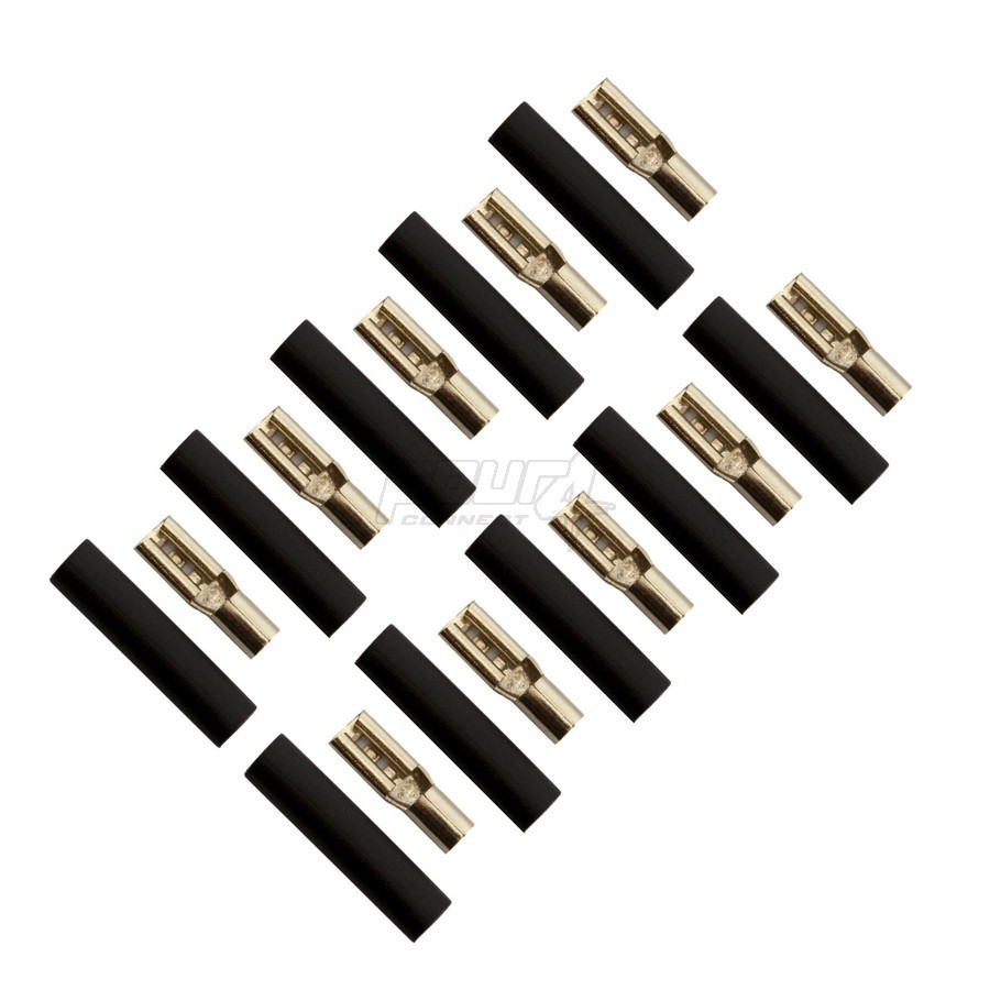 FOUR Connect 4-690732 flat connector 2.5mm²,  2.8mm, black, 10pcs
