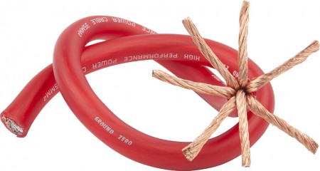 Ground Zero high quality power cable 35mm red 30m - 2