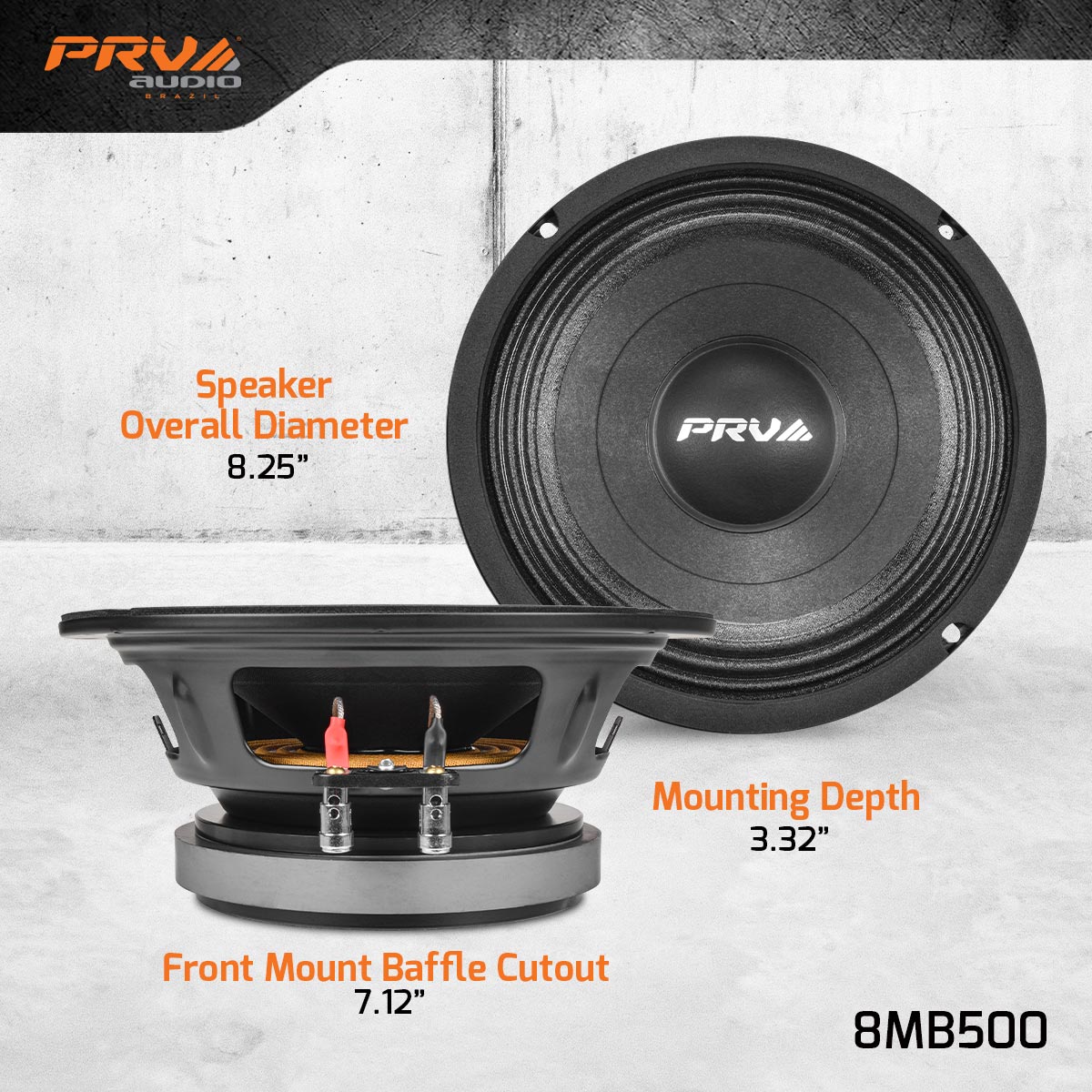 PRV Audio 8MB500 – 4 Ohm - 4