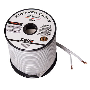FOUR Connect 4-800265 OFC-minispool white 2x2.5mm2, 15m