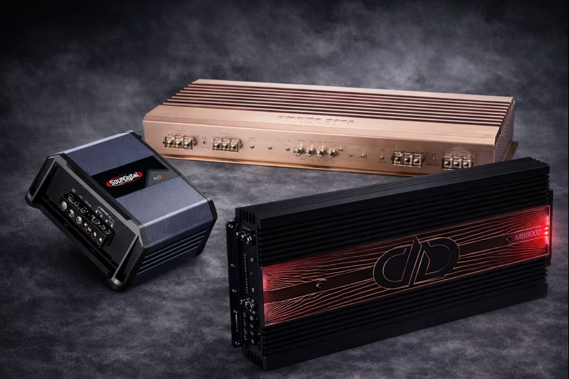 Slutsteg Effektstarka bilslutsteg för kontroll, headroom och kompromisslös prestanda. 