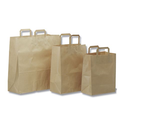 Papperspåse 31L17x32x45cm brun 200st