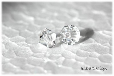 Fasetterad Bicone Crystal 6mm 10st