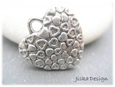 Hänge Hjärta Tibetsilver 20mm