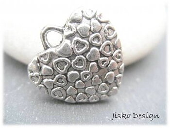 Hänge Hjärta Tibetsilver 20mm