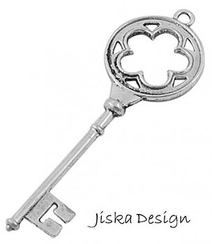 Hänge Nyckel Tibetsilver 77,5x26mm