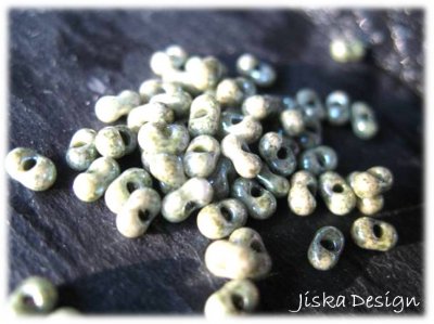 Jablonex Farfalle Green stone 4x2mm 10g