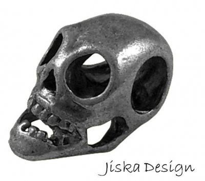 Döskallepärla Svart 14,5x9x8,5mm