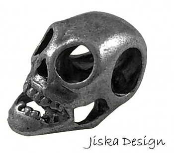 Döskallepärla Svart 14,5x9x8,5mm