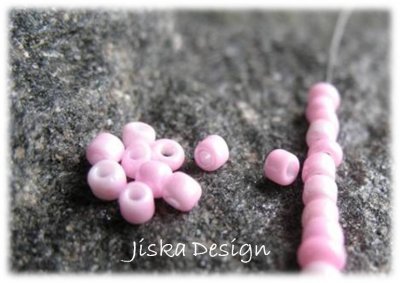 Seed Beads Rosa Opak 8/0 20g
