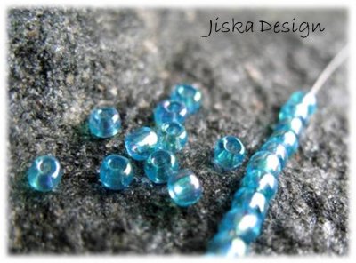 Seed Beads Turkos AB 8/0 20g