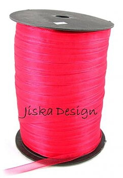 Organza Band Röd 6mm 1meter