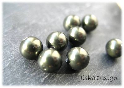 Swarovski Pärla Green 10st 6mm