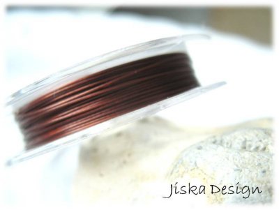 Wire Mörk Koppar 0,38mm 1Rulle= 10m