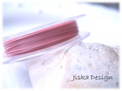 Wire Rosa 0,38mm 1Rulle= 10m