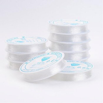 Elastiskt Tråd Clear 0,6mm 1rulle=10m