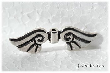 Änglavingar Tibetsilver 44,5mm x14mm