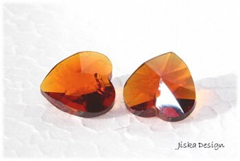 Hjärtan Topaz 14mm 4st