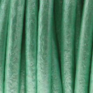Läderband Metallic Turquoise 2mm 1meter