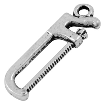 Såg 25,5x8mm Tibetsilver 50st