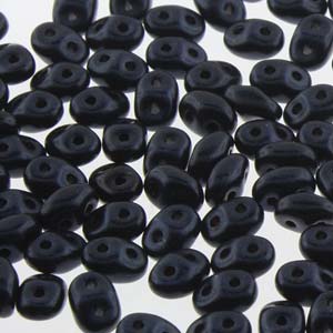 Superduo Jet Metallic Suede Dark Blue 2,5x5mm 10g