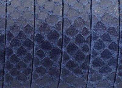 Läderband Platt Blått 10x1,5mm 20cm