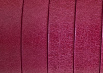 Läderband Platt Cerise 10x1,5mm 20cm