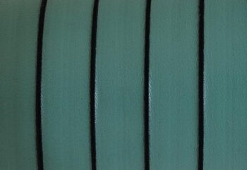 Läderband Platt Turkos 10x2mm 20cm
