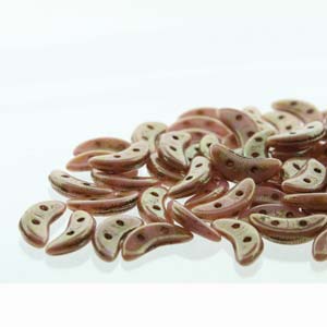 Crescent Rose/Gold 3x10mm 50st