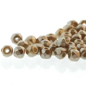 Fire Polish True 2 Pastel Brown 2mm 50st