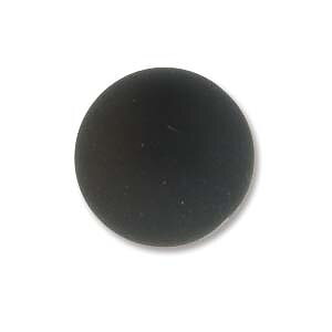 Cabochon Lunasoft Opak Svart 14mm 1st