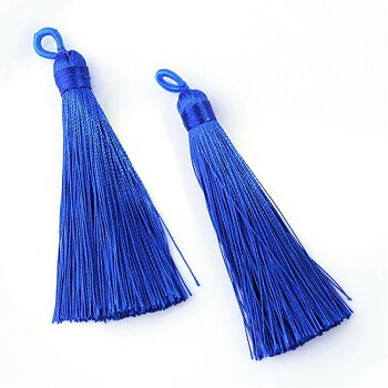 Tofs Tassel Blå 80x9mm 2st
