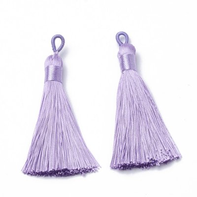 Tofs Tassel Ljuslila 80x9mm 2st