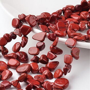 Jasper Röd Nuggets 12-16x8-13x6-8mm 1sträng