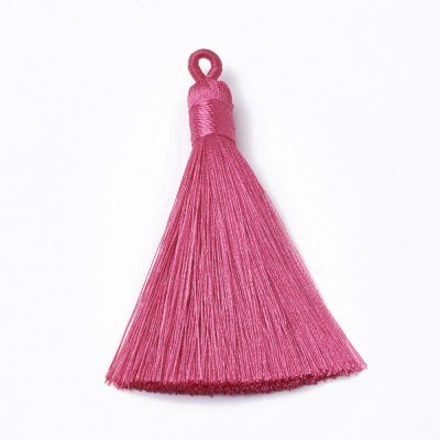 Tofs Tassel Mörk Rosa 80x9mm 2st