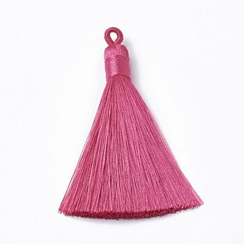 Tofs Tassel Mörk Rosa 80x9mm 2st