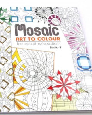 Mosaik & Mandala Målarbok A4 1st