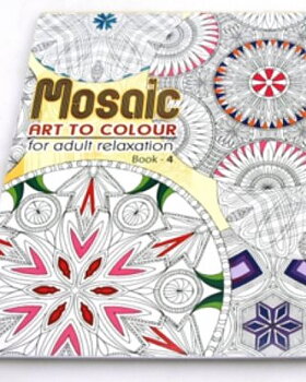 Mosaik & Mandala Målarbok 1st