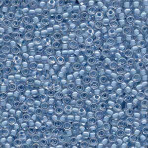 Miyuki 8/0 Sky Blue Lined Crystal 8-9221-125 10g